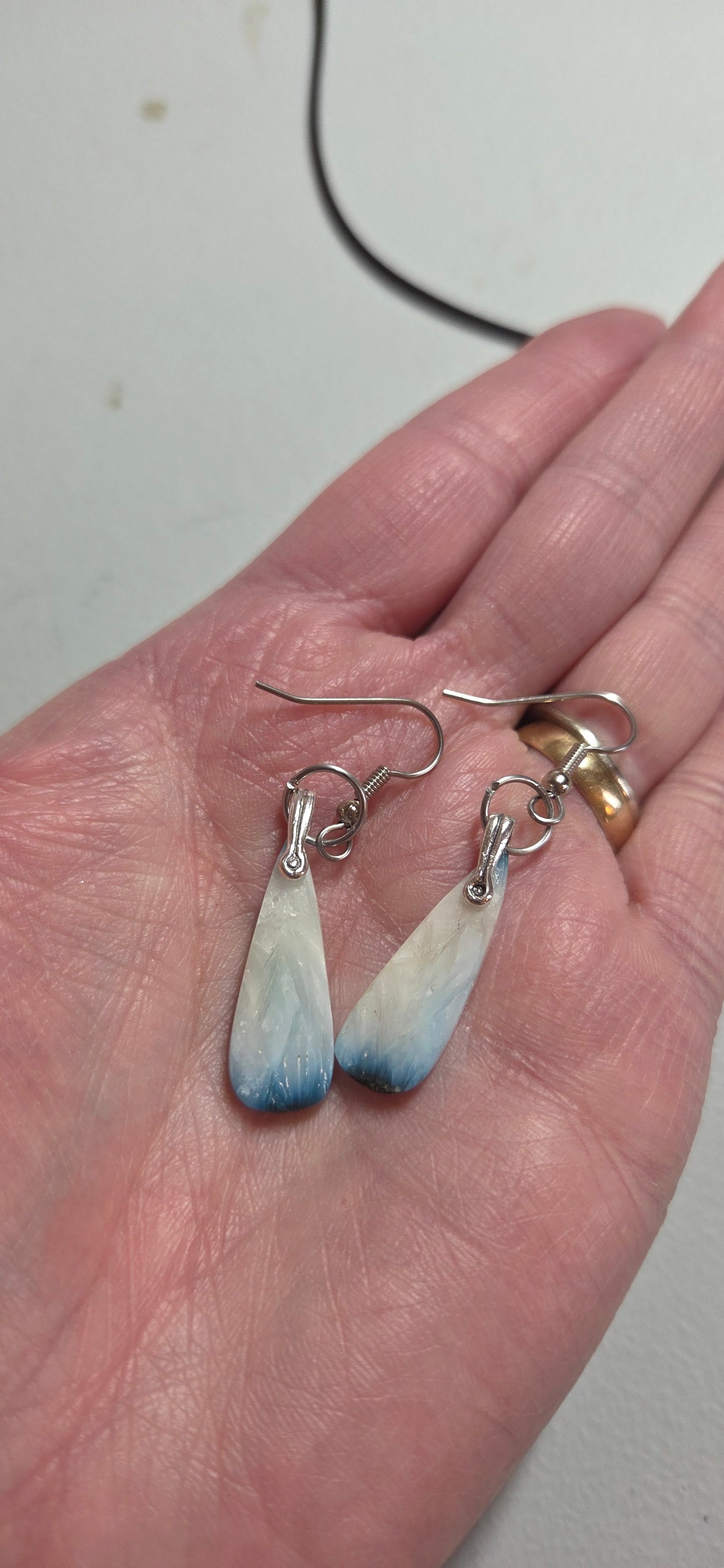 Glacierite earrings