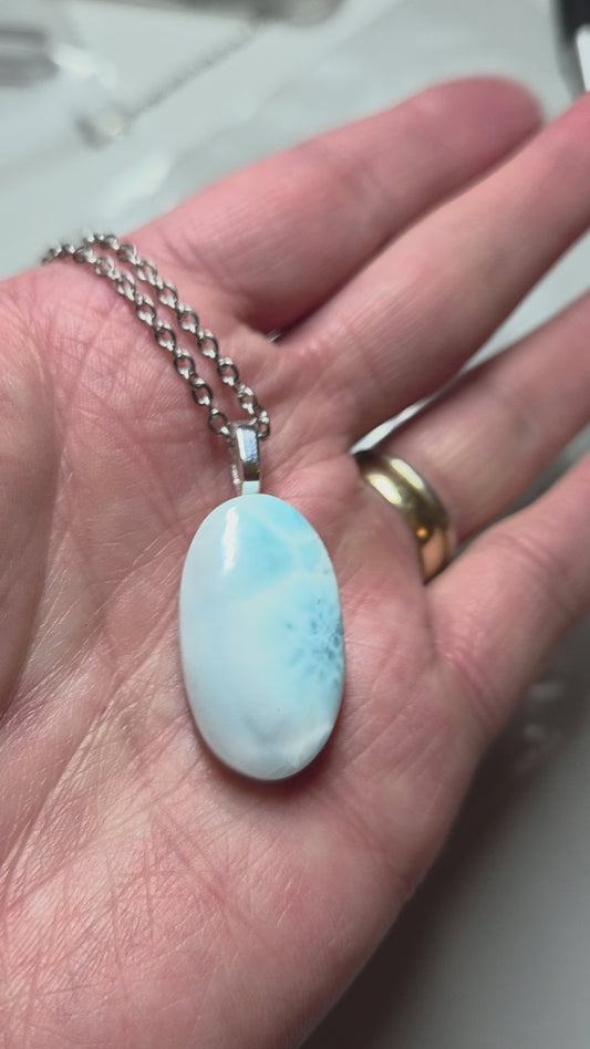 Larimar Pendant