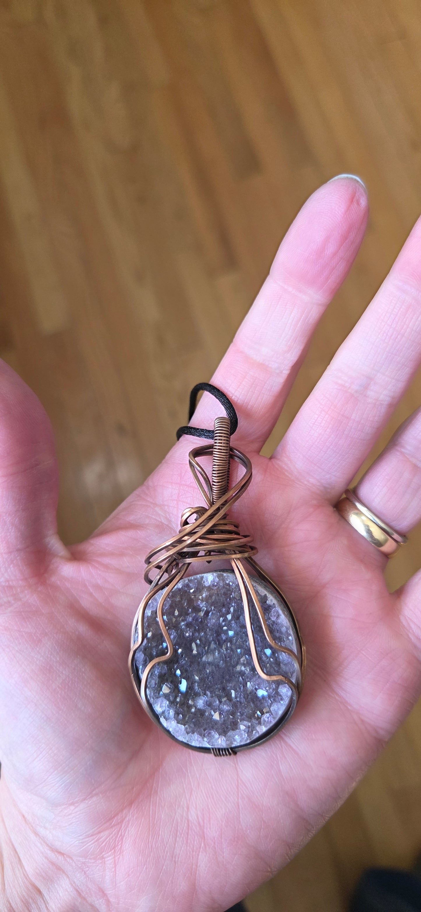 Amethyst Cluster Pendant