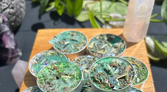 Prosperity and Wealth Tealight Spell Candles